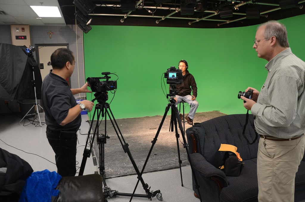 Multicam setup at St. Roch CSS - RochTV studio